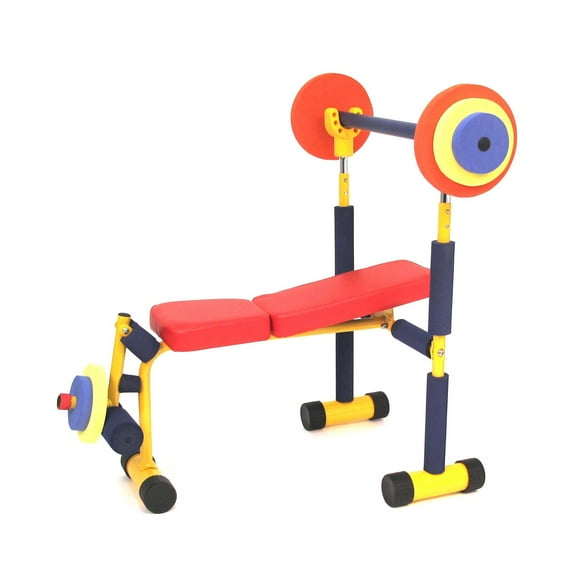 Open Box Fun & Fitness For Kids Exercise Equipment Weight Lifting Bench Set