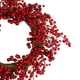 Northlight Couronne de Brindille de Noël Artificielle Red Berry - 20 Pouces, Non Éclairée – image 3 sur 4