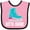 Pink and Black, variant on Inktastic Ice Skating Gotta Skate Boys or Girls Baby Bib