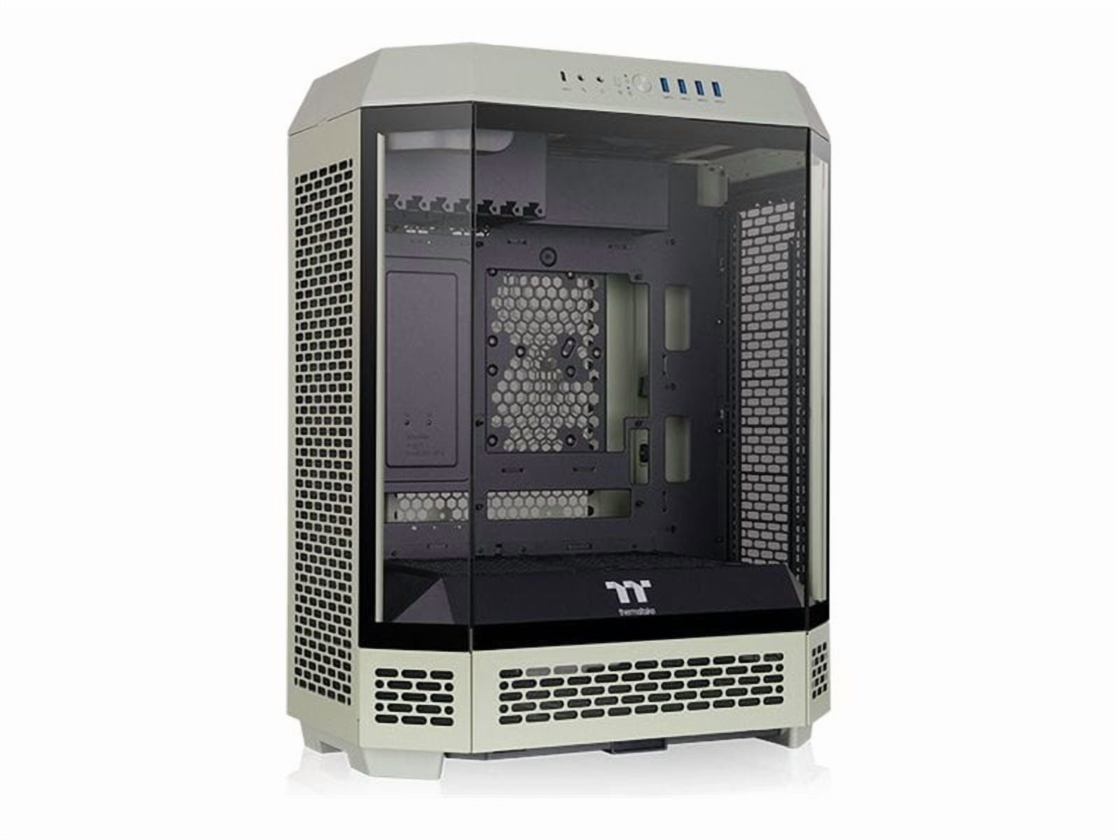 Thermaltake The Tower 600 Matcha Green Mid Tower Chassis - Mid-tower - Matcha Green - Tempered Glass, SPCC - 2 x 140mm Fan(s) Installed - Mini ITX, Micro ATX, ATX Motherboard Supported - 9 x Fan(s)...