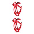 thumbnail image 1 of Soporte para botella de agua Eigraketly para bicicleta plástico ajustable Rojo, 1 of 6
