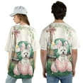 thumbnail image 5 of Easter Egg West Highland White Terrier Bunny Ear Welcome Spring Truck All Over Print 3D Baseball Shirt Westie Westy Dog Lover Softball Sport - 12002, 5 of 6