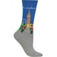 thumbnail image 1 of Women's Fun Travel & Cities Crew Socks-1 Pair Pack-Cool & Artistic Novelty Fashion Gifts, London (Royal), Shoe Size: 4-10, 1 of 4
