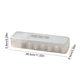 thumbnail image 3 of Data Cable Storage Box Storage Box With Lid Multi Functional Desktop Small Item Organizer Box Charging Cable And Charger Storage Box, 3 of 6