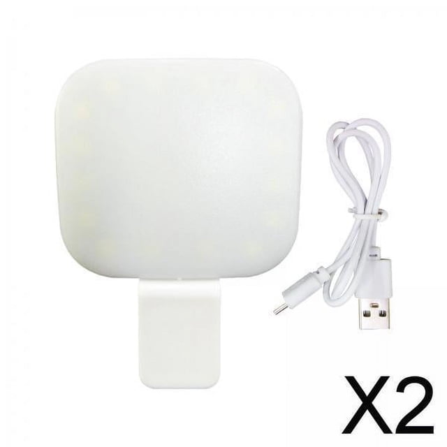 Luz para Selfies CUTICAT portátil recargable 2 piezas para fotografía y Maquillaje