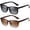 Gloss Black+Gradient Gray/Dark Tea+Gradient Brown, variant on AOMASTE Polarized Sunglasses for Women Men Classic Trendy Sun Glasses with UV400 Protection for Driving