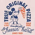 thumbnail image 2 of Toddler's Mickey & Friends Retro True Original Pizza  Graphic Tee Light Pink 5T, 2 of 3
