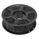 thumbnail image 4 of Filamento para impresora 3D de 1,75 mm, 2,2 libras, peso neto, 220 a 250 grados Celsius, filamento PETG de color puro para recarga de repuesto, color negro, 4 of 14