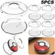 thumbnail image 3 of Adecuado para el juego Pokémon GO Plus+ carcasa cristal PC dividida Poke ball carcasa dura PC transparente con correa mano [GP-352], 3 of 8
