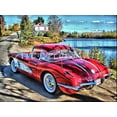 thumbnail image 1 of 58 Corvette -The Good Old Days - CANVAS OR FINE PRINT WALL ART, 1 of 1