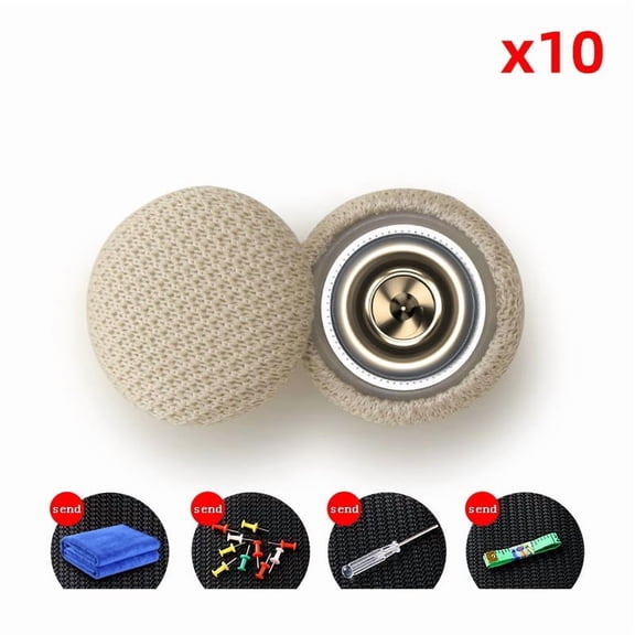 Car Ceiling Fabric Repair Kit with Adhesive and Fasteners for Interior Headliner Fix