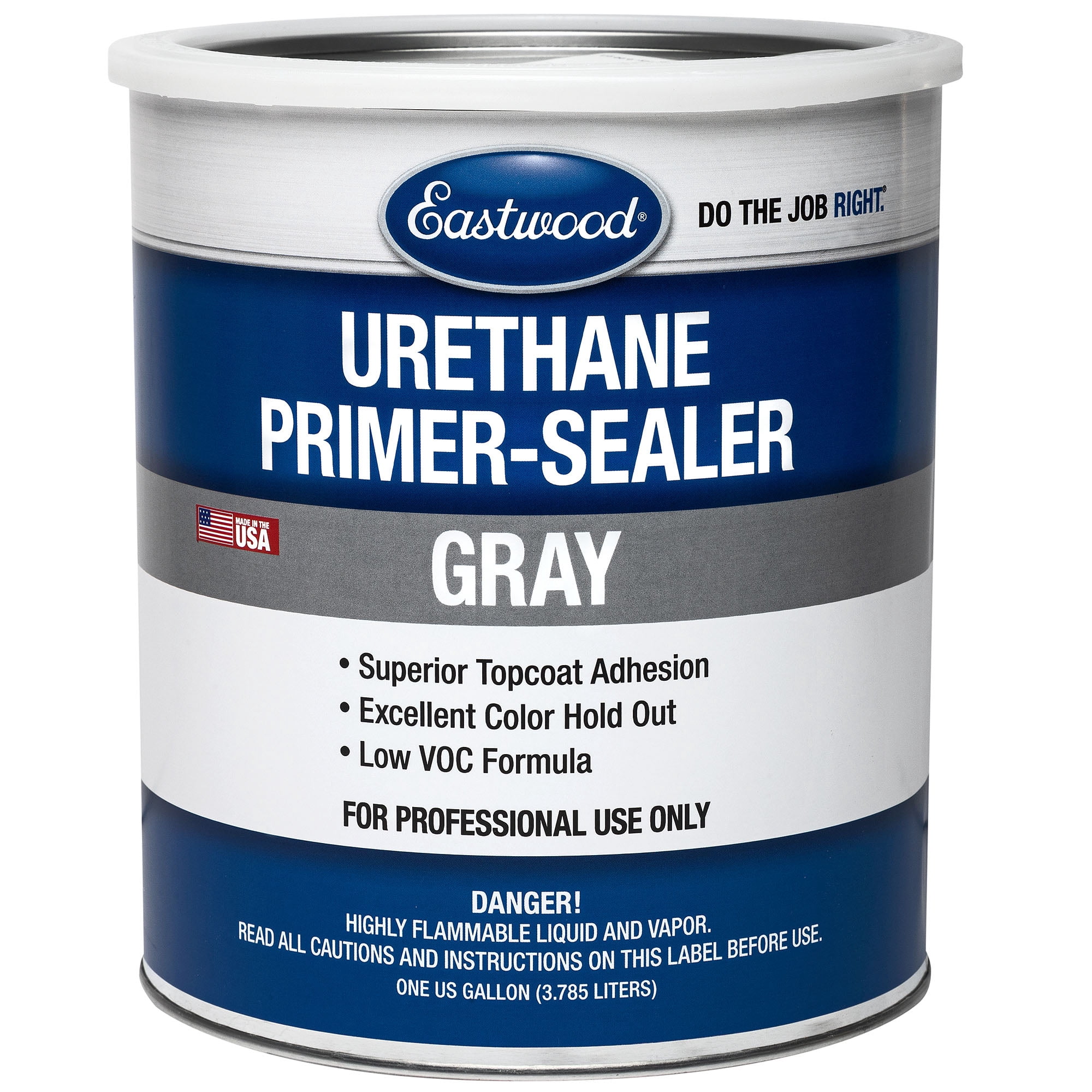 Eastwood Urethane Automotive Spray Paint Primer Sealer and Activator Kit | Gray