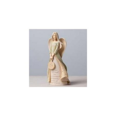 Baptism Angel Figurine - Foundations Bless Your Retirement Angel Holding Pocket Watch Figurine