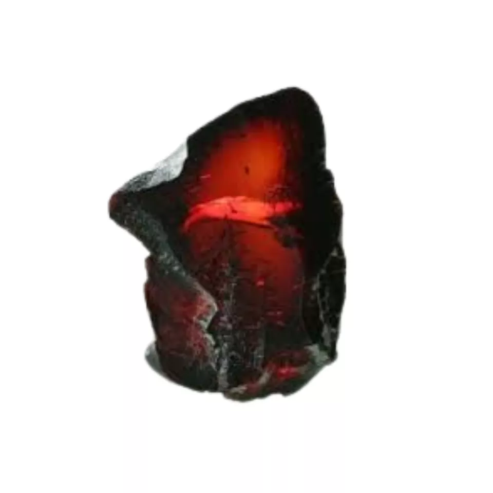 225 Ct Raw Uncut Red Garnet Gemstone - Natural Rough Stone for DIY Jewelry