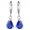 Dark Blue, variant on Dengmore Earrings Luxury Temperament Crystal Geometric Circle Earrings Personality Earrings