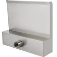 thumbnail image 2 of STAWAY 30cm Stainless Steel Waterfall Blade Spillway - Modern Pool Fountain, Easy Install Water Feature for Koi Ponds & Gardens, Rustproof Design, 2 of 9