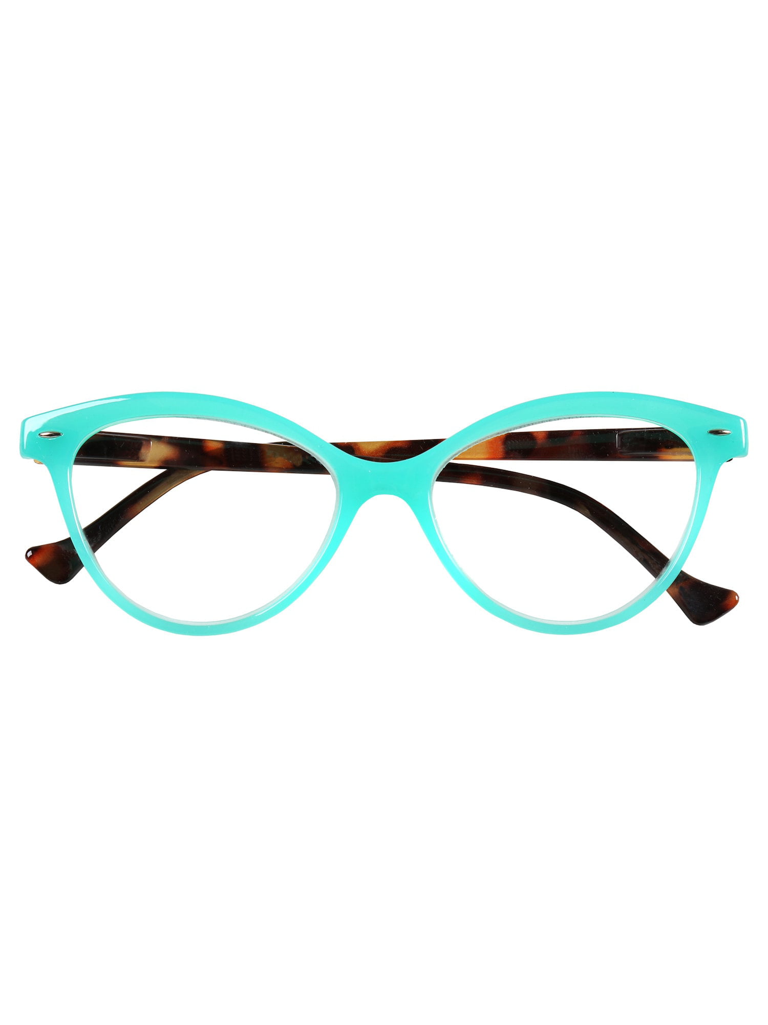 Cougar Sunglasses Women's Cat Eye Fashion Readers - Aqua ...