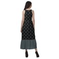 thumbnail image 4 of Moomaya Robe Longue Maxi de Fête pour Femmes en Rayonne Imprimée à Encolure Licou avec Fente avant, 4 of 4