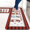 thumbnail image 4 of Christmas Rug Christmas Kitchen Mats Set of 2, Christmas Decorations for Home Non Slip Backing Winter Holiday Kitchen Rug Kitchen Floor Mat Xmas 40x60+40x120cm, 4 of 6