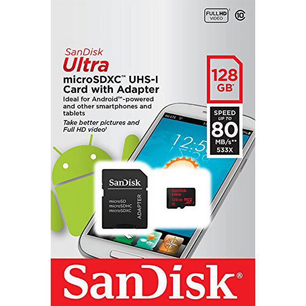 Sotel  SanDisk Ultra microSD 128 Go MicroSDXC UHS-I Classe 10