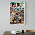 thumbnail image 6 of Colorful Cusco Peru Vintage City Travel Poster Featuring Traditional Quechua Scene Canvas Poster, 6 of 8
