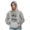 thumbnail image 3 of Hot Mess White Dress Bachelorette Women Plus Size Graphic Pullover Hoodie Brisco Brands 3X, 3 of 3