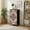 Color-4, variant on 4 Drawer Vertical Storage Dresser Abstract oriental floral Flower geometric ornamental with Wood Top Fabric Pull Drawers