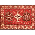 thumbnail image 1 of Ahgly Company Indoor Rectangle Geometric Orange Traditional Area Rugs, 5' x 8', 1 of 1