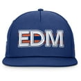 thumbnail image 2 of Men's Fanatics Royal Edmonton Oilers Authentic Pro Rink Team Code Snapback Hat, 2 of 4