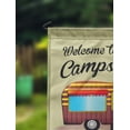 thumbnail image 2 of Printtoo Tan Welcome To Our Campsite Retro Camp Trailer 12.5x18 Inches Double SidedFlagsDouble Sided CampFlagCampsiteFlagPersonalized Camping Flags, 2 of 4
