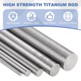 thumbnail image 4 of Uxcell Titanium Round Rod, 0.79" Dia(20mm) 8" Length GR5 Metal Solid TC4 Titanium Round Bar Rod Stock for Model Plane Cars Ship DIY Craft, 4 of 7