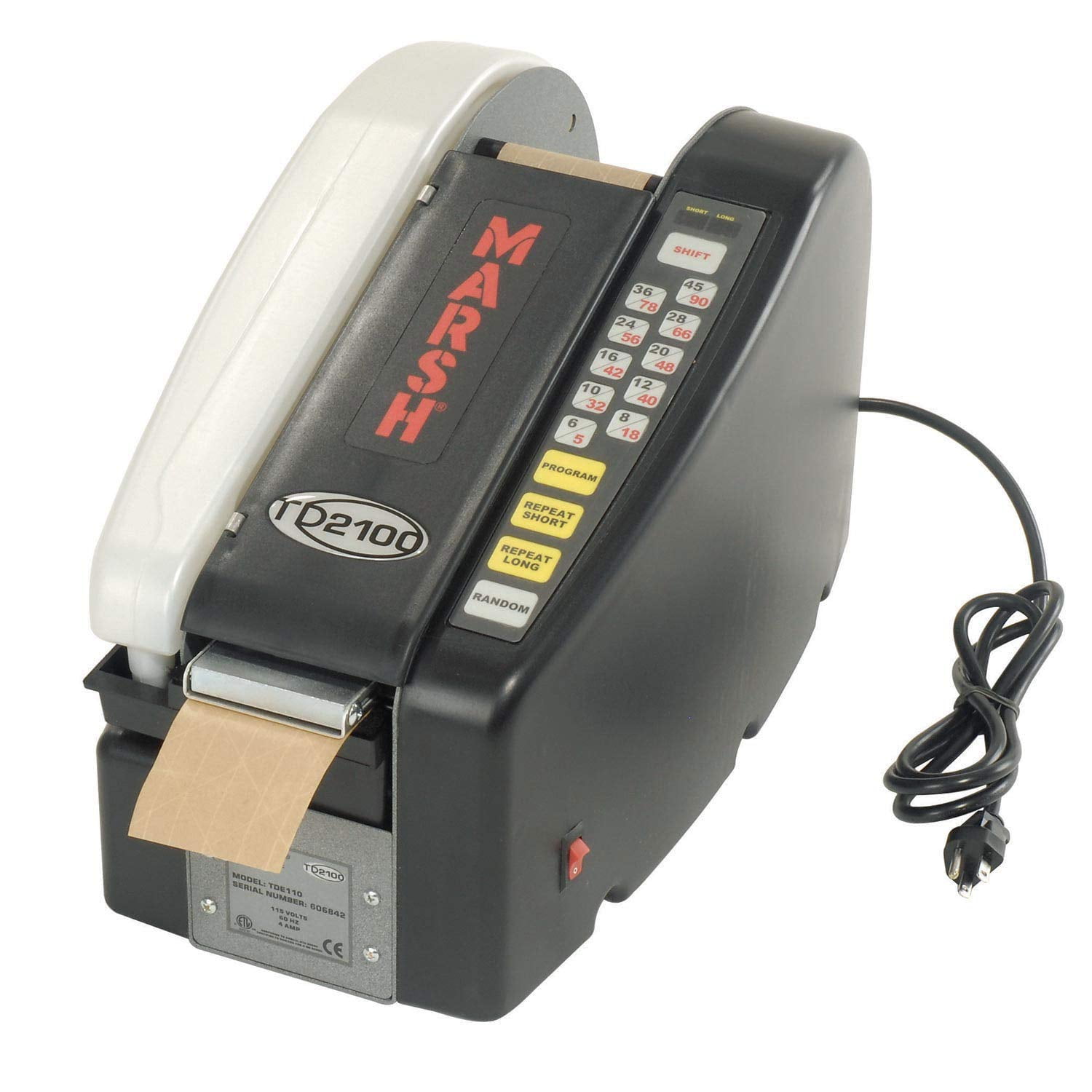 Marsh Electric 110V Taper Water Activated Tape Dispenser, TDE110