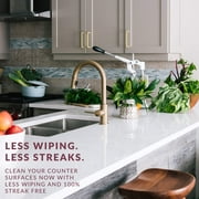 HOPE'S Perfect Countertop Cleaner with Microfiber Cloth, Streak Free Multi Surface Cleaning Spray, Pack of 1 with Microfiber Cloth
