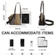 thumbnail image 2 of Bolso de hombro vintage de lona para mujer, bolso de mano grande tipo hobo para uso diario con múltiples bolsillos y asa superior para el trabajo, 2 of 6