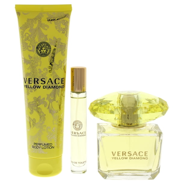 Versace Versace Yellow Diamond Perfume Gift Set for Women, 3 Pieces