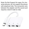thumbnail image 2 of External Usb-c Sound Card 3in1 Type-c To 3.5mm Audio Earphone Interface Adapter, 2 of 5