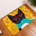 thumbnail image 3 of Cute pets Animal Pattern Anti Slip Suede Carpet Door Mat Outdoor Kitchen Living Room Floor Mat Carpet Home Decoration-week, 3 of 4
