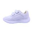 thumbnail image 5 of Tenis escolar Audaz para niño en sintético blanco Forty con doble tira de contacto, 5 of 5