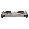 thumbnail image 4 of IMUSA GAU-80312 Electric Stainless Steel Double Burner 1500-Watts, Silver, 4 of 7