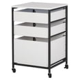 thumbnail image 5 of Charcoal/White 27" H 3-Drawer Mobile Storage Organizer Cart for Bathroom, Kitchen, , Home Office or Laundry Rooms, 5 of 6