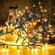 thumbnail image 4 of Cadena de luces solares, aptas para exteriores, 6,4 m, 30 LED, 8 modos, para iluminación de jardín, como decoración de Navidad, bodas y fiestas, 4 of 5