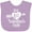 Lavender, variant on Inktastic My First Valentine's Day with White Heart and Arrow Boys or Girls Baby Bib