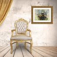 thumbnail image 3 of Hadfield, Clif 32x25 Gold Ornate Wood Framed with Double Matting Museum Art Print Titled - Hadfield Irises VI, 3 of 4