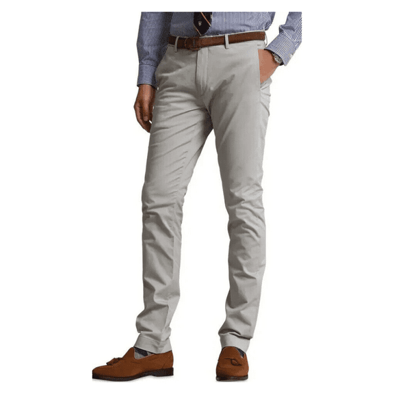 Polo Ralph Lauren Slim Fit Performance Twill Pants, Soft Grey, 42x32