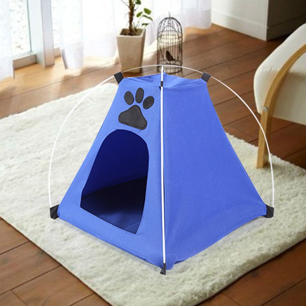 AOOOWER Lovely Print Cats House Tent for Small Dog Cats Cooling Tent Shelter House Pet Accessory Resting Tent for Indoor Outdoor