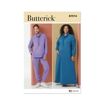 Butterick Sewing Pattern 7014 - Misses' and Women's Lounge Dress, Top and Pants, Size: AA (XS-XL)