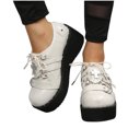 thumbnail image 4 of asdoklhq Clearance Women Shoes Under $10,Women Boots High Heels Platform Shoes Casual Boots Plus Size Girls Shoes, 4 of 8