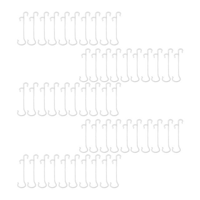 50 clips de Soporte kusrkot para esparcidor de presión y tracción fuerte reutilizable 13cm Gancho Soporte Tomate