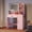 Pink, variant on GALAXHERO Small Vanity Desk with Mirror, Makeup Tables with Drawer and Storage Shelves, Girls Dressing Table for Bedroom, Black