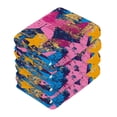 thumbnail image 4 of BZSMCE Towel Cotton Face Towel Soft Hand Towels Fashion Retro Star Spectrum Pattern, 4 of 9